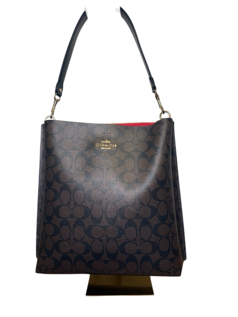 EUC Coach Mollie Bucket Bag in Signature Canvas